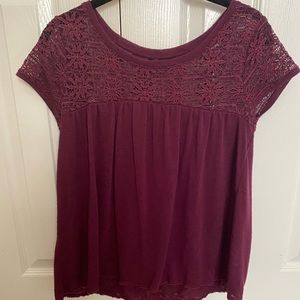 Aeropostale purple blouse